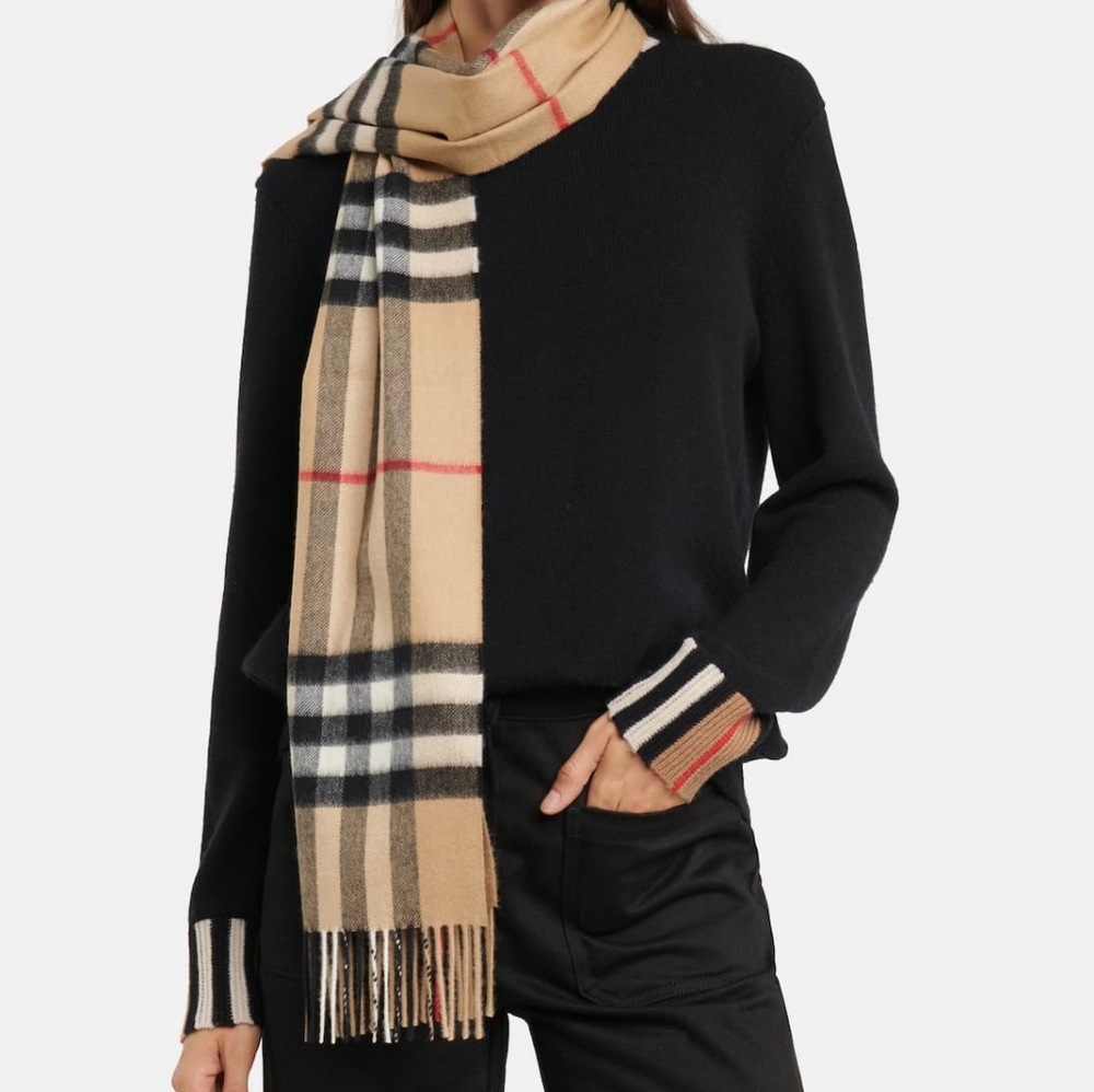 Burberry Tan Scarf